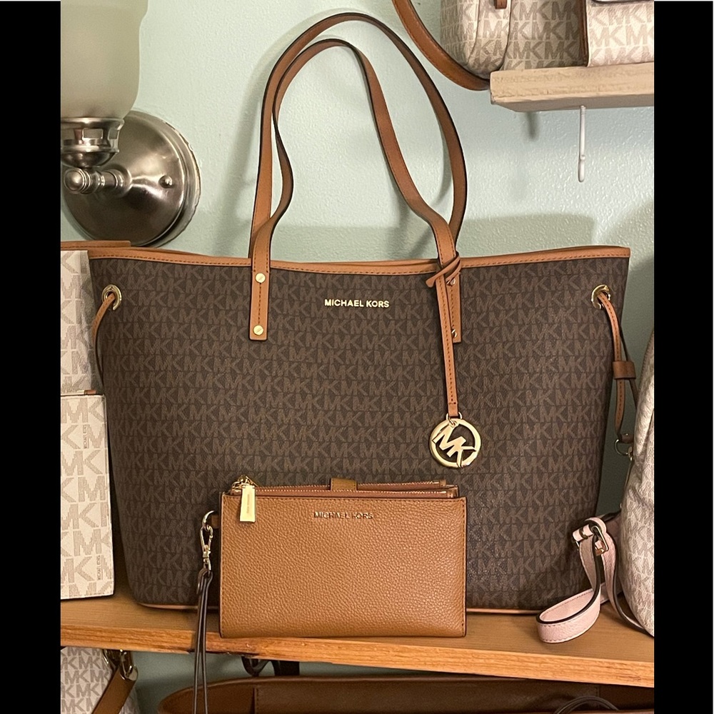 Drawstring Tote & Wallet Set - image 1